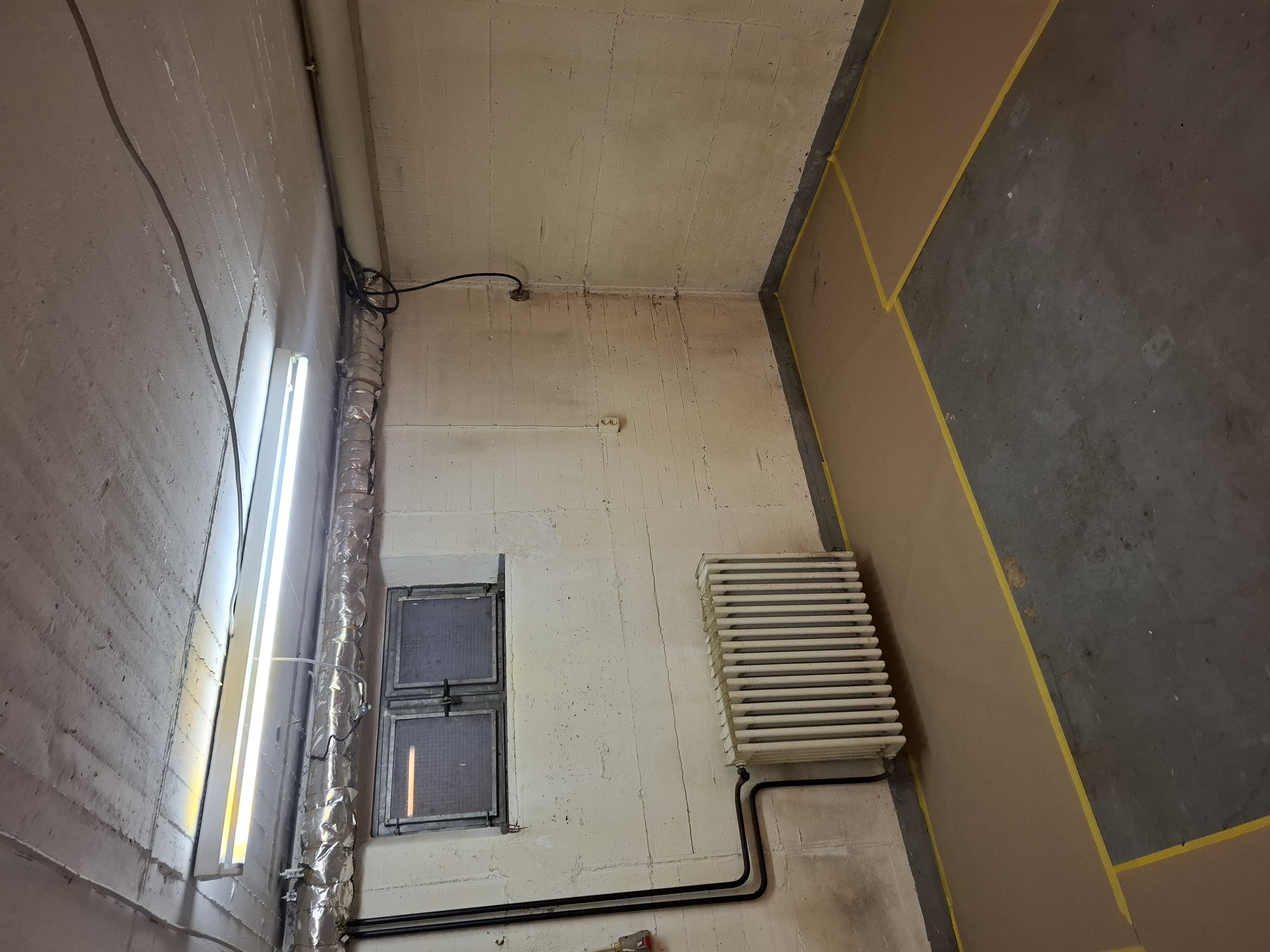 Vorher - Holzpaneele